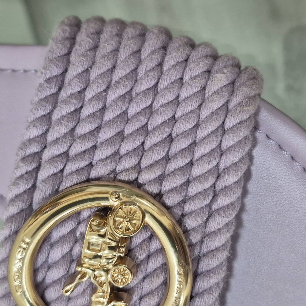 Coach Women's Purple Slide Sandals - Picture 10 of 10